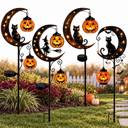 Solar halloween black - black, cat